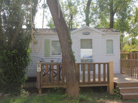 MOBILHOME 4 personnes - Confort 24m² 2 chambres + terrasse sur pilotis