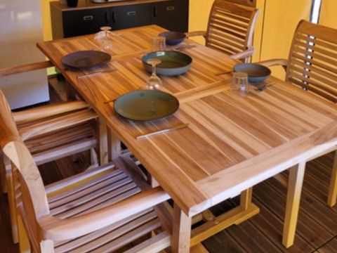 TENTE TOILE ET BOIS 4 personnes - Tente Safari