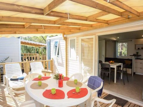 MOBILHOME 6 personnes - 4 Pièces 6 Personnes Climatisé