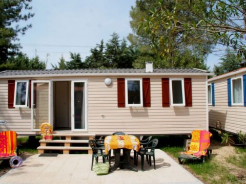 Mobilhome 6 personnes - Cottage cosy - 3 chambres - 6 places - Clim - Lave-vaisselle