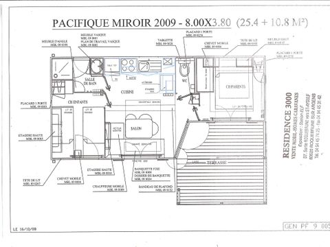 MOBILHOME 4 personnes - PACIFIQUE