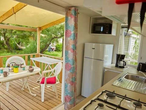 MOBILHOME 4 personnes - Comfort XL | 2 Ch. | 4 Pers. | Terrasse surélevée | Clim.