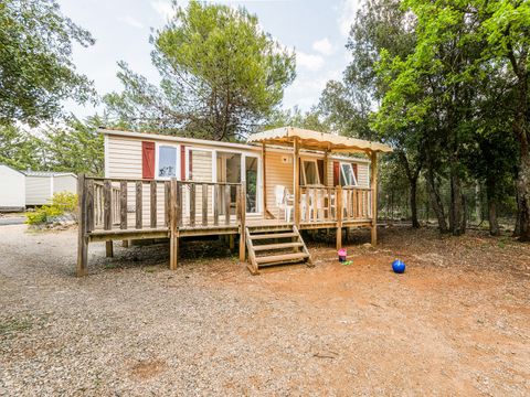 MOBILHOME 6 personnes - Classic | 2 Ch. | 4/6 Pers. | Terrasse surélevée | Clim.