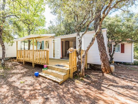 MOBILHOME 4 personnes - Mobil-home | Comfort | 2 Ch. | 4 Pers. | Terrasse surélevée | Clim.
