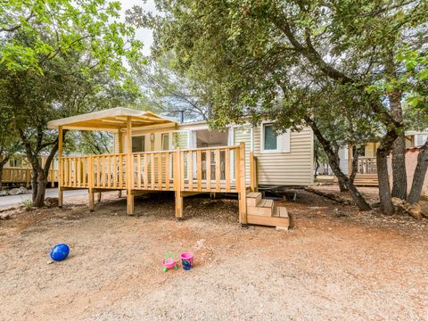 MOBILHOME 6 personnes - Mobil-home | Premium | 3 Ch. | 6 Pers. | Terrasse surélevée | Clim.