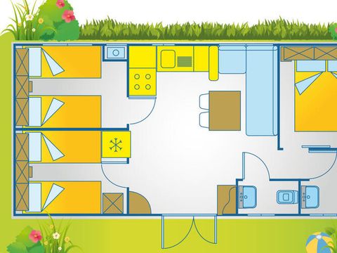 Mobilhome 4 personnes - Happy Plus