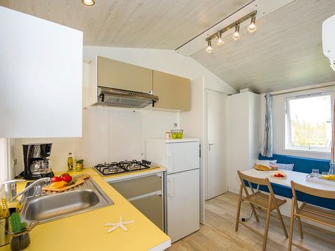 MOBILHOME 4 personnes -  Comfort | 2 Ch. | 4 Pers. | Terrasse surélevée | Clim.