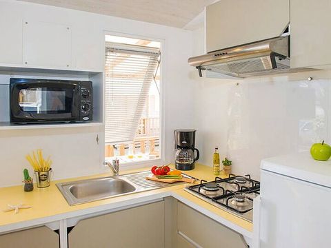 MOBILHOME 6 personnes - Mobil-home | Comfort | 3 Ch. | 6 Pers. | Terrasse surélevée | Clim.