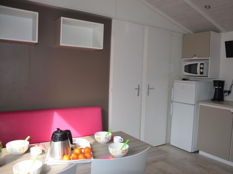 Mobilhome 4 personnes - Confort 25m² - 2 chambres - TV