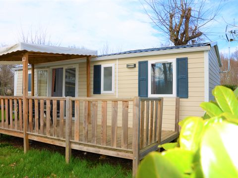 Mobilhome 6 personnes - Premium 33m² - CLIMATISÉ - 3 chambres - +TV - Lave vaisselle