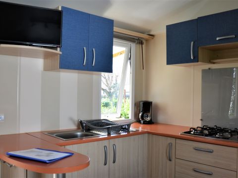 Mobilhome 4 personnes - Confort 29m² - 2 chambres - TV