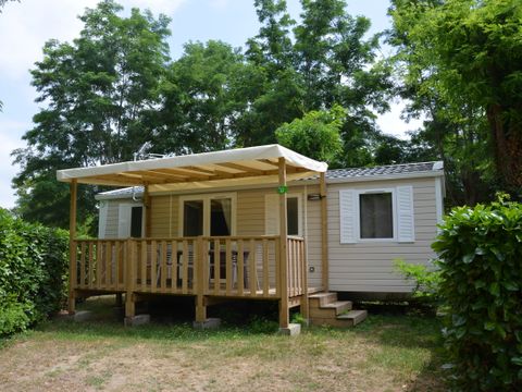 Mobilhome 6 personnes - Premium 32m² - CLIMATISÉ - 3 chambres - TV