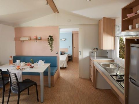 Mobilhome 4 personnes - Confort 35m² - 2 chambres - TV - Adapté aussi pour pers à mobilité réduite