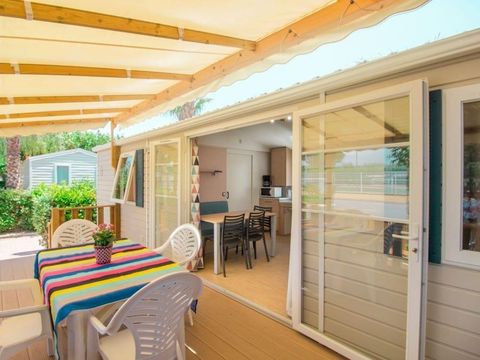 Mobilhome 4 personnes - Confort 35m² - 2 chambres - TV - Adapté aussi pour pers à mobilité réduite