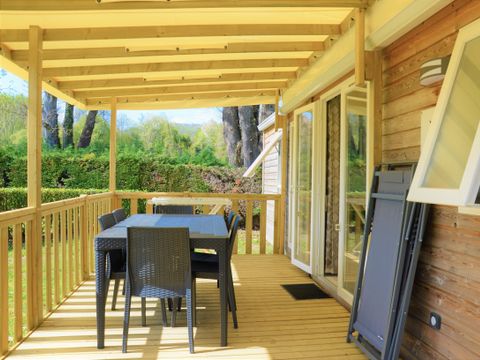 MOBILHOME 6 personnes - Mobile-home Premium 40m² CLIMATISÉ 3 chambres + 2 Salles De Bain + TV + Lave Vaisselle + Plancha 6/8 pers