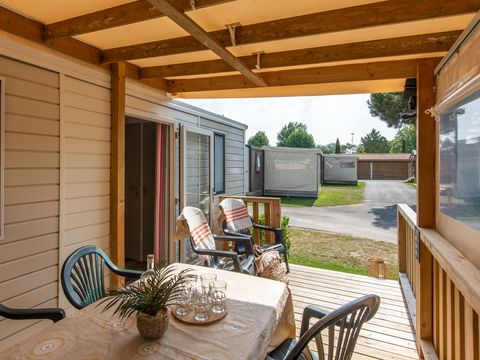 MOBILHOME 5 personnes - COTTAGE - 2 Chambres - TV