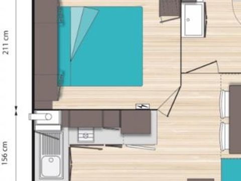MOBILHOME 2 personnes - SLOOP