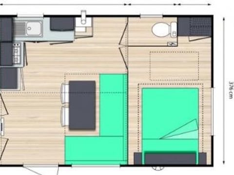 MOBILHOME 4 personnes - KETCH