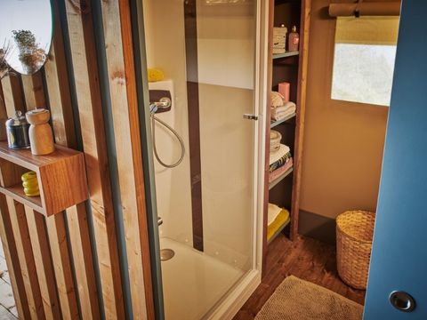 TENTE TOILE ET BOIS 4 personnes - CABANE LODGE