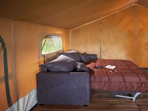 Tente en toile et en bois 7 personnes - Tente Lodge KENYA