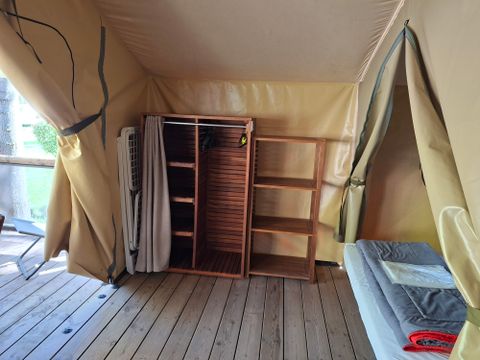 Tente en toile et en bois 5 personnes - Tente Lodge BALI
