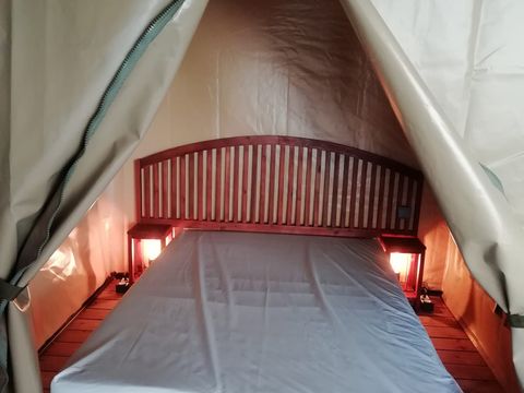 Tente en toile et en bois 5 personnes - Tente Lodge BALI