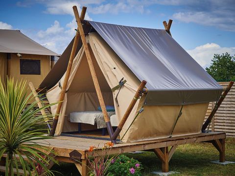 Tente en toile et en bois 2 personnes - Tente Lodge MOOREA