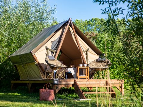 Tente en toile et en bois 2 personnes - Tente Lodge MOOREA