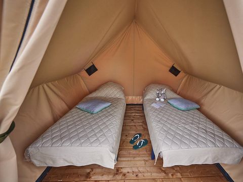 Tente en toile et en bois 2 personnes - Tente Lodge MOOREA