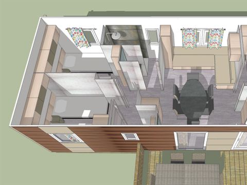 MOBILHOME 6 personnes - MOBILUXE FAMILLE