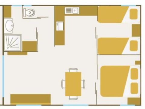 CHALET 5 personnes - CONFORT CERISIER