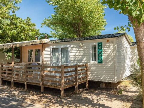 Mobilhome 6 personnes - Mobil-home | Comfort | 3 Ch. | 6 Pers. | Terrasse surélevée | Clim.
