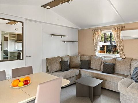 Mobilhome 6 personnes - Mobil-home | Comfort | 3 Ch. | 6 Pers. | Terrasse surélevée | Clim.