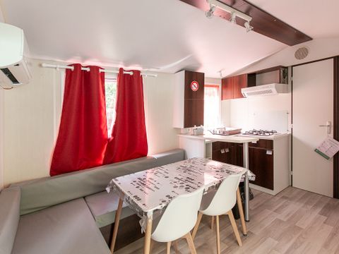 MOBILHOME 4 personnes - Confort Plus 28m² / 2 chambres / clim