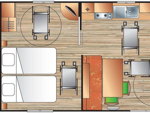 MOBILHOME 3 personnes - HELIOS PMR