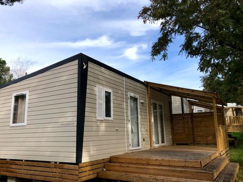 MOBILHOME 6 personnes - Premium "EVO" 29m² - 2 chambres - Clim - LV - Four - Terrasse ombragée