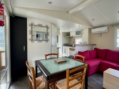 MOBILHOME 6 personnes - MOBILHOME LF 42 - 2 CH - 43 m2 - CLIM - LV - LL - 6pers.