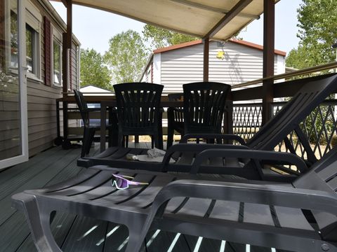 MOBILHOME 5 personnes - 3 chambres - CLIM - TV