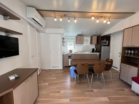 MOBILHOME 5 personnes - 3 chambres - CLIM - TV