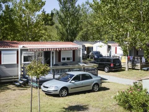 MOBILHOME 5 personnes - Mobil home 4 pièces 5 personnes Climatisé + TV