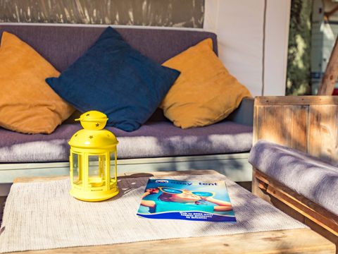 Tente en toile et en bois 5 personnes - Polari - Tente Safari de luxe
