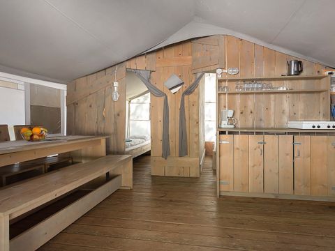 TENTE TOILE ET BOIS 5 personnes - Polari - Tente Safari de luxe