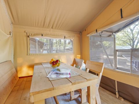 TENTE TOILE ET BOIS 5 personnes - Polari - Safari tent Lodge (5P)