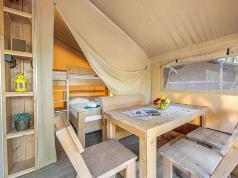 TENTE TOILE ET BOIS 5 personnes - Polari - Safari tent Lodge (5P)
