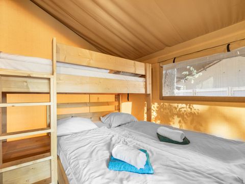 TENTE TOILE ET BOIS 5 personnes - Polari - Safari tent Lodge (5P)