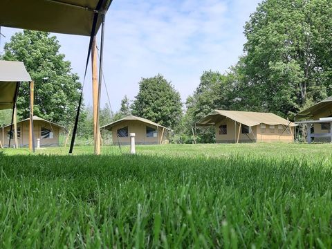 TENTE TOILE ET BOIS 5 personnes - Polari - Tente safari Harmony