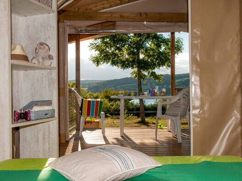 TENTE TOILE ET BOIS 5 personnes - Tente Eco Lodge | 2 Ch. | 4/5 Pers. | Terrasse simple