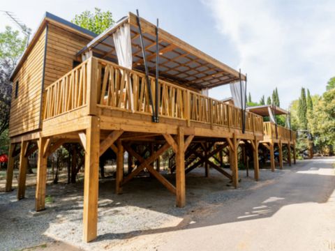 BUNGALOW 4 personnes - Lodge sur pilotis - Kabane 2/4 2 sdb