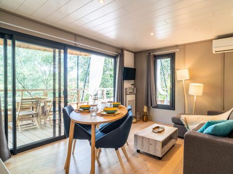 BUNGALOW 5 personnes - Lodge Kabane sur Pilotis 3 Pièces