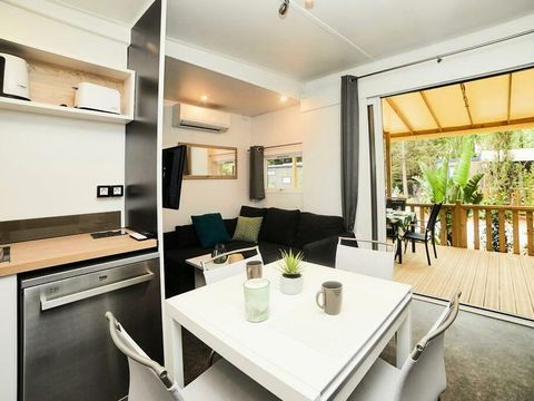 MOBILHOME 6 personnes - Kosy 4 Pièces 6 Personnes Climatisé + TV